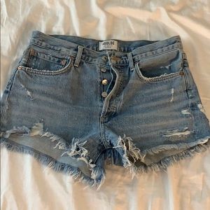 AGOLDE High rise shorts